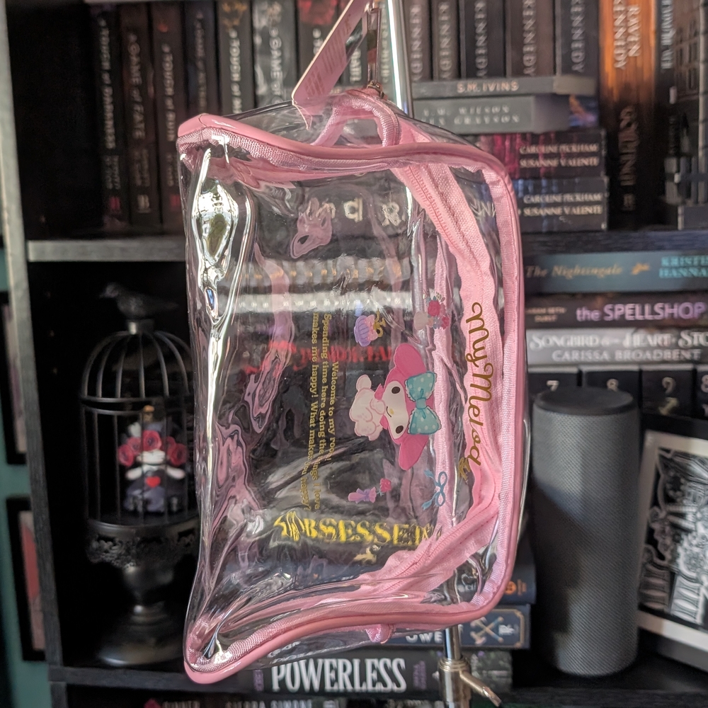 My Melody Clear Medium to Large sized Toiletry bag